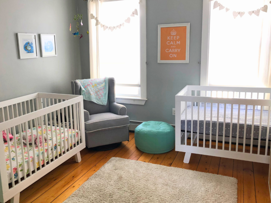 kids art in baby room