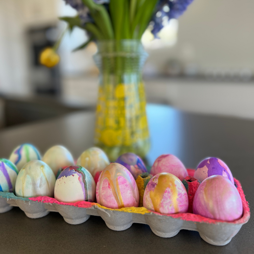 decorated eggs