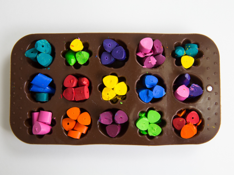 mold for shaped crayons