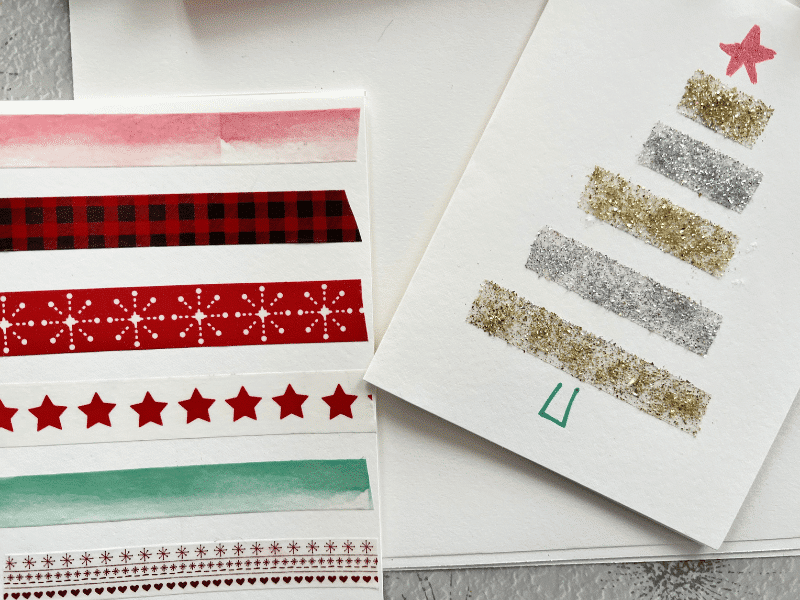 washi tape cards