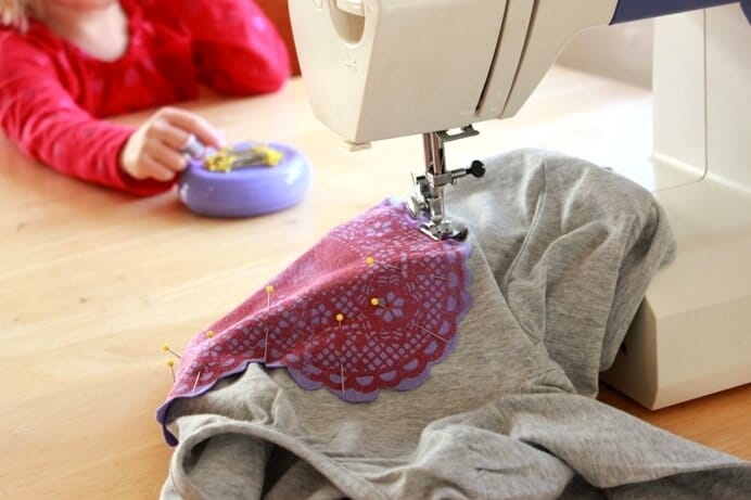 Doily Printed Heart Shirts for Valentine's Day 04