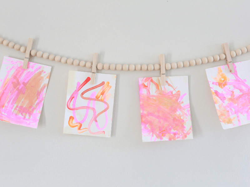 21 Ways to Display Kids Artwork_Feature