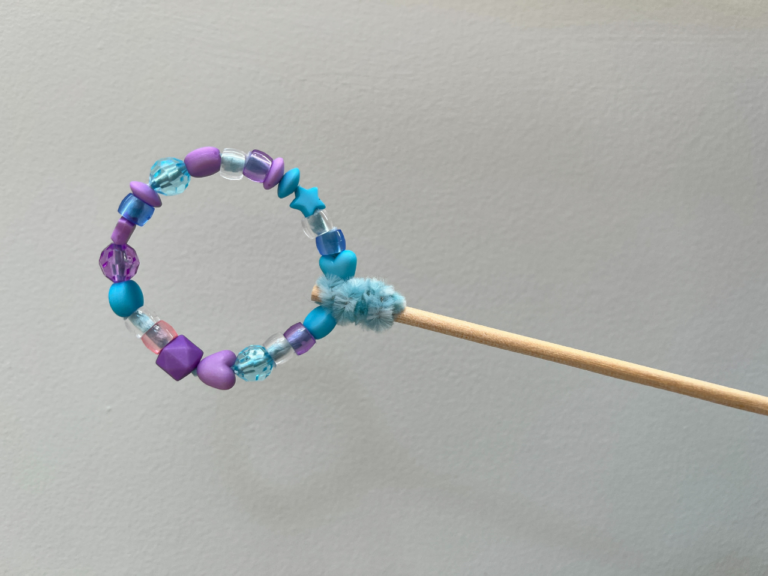 beaded bubble wand