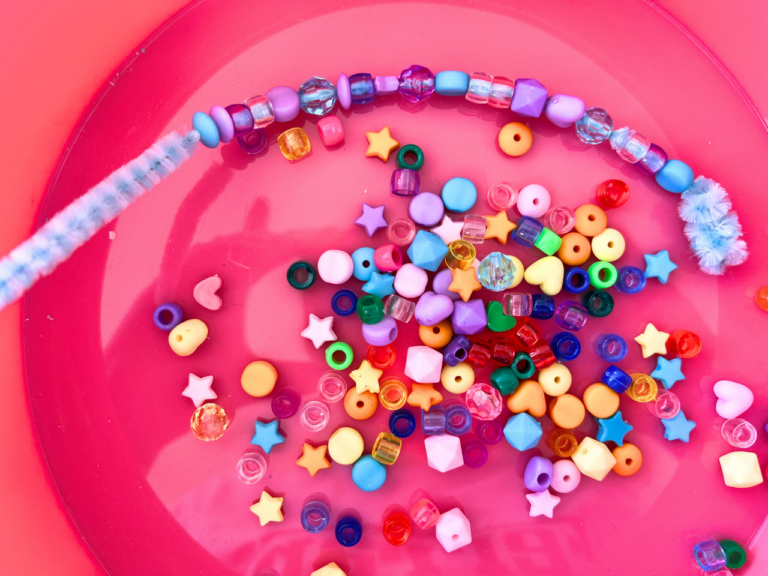 beads on pipe cleaner