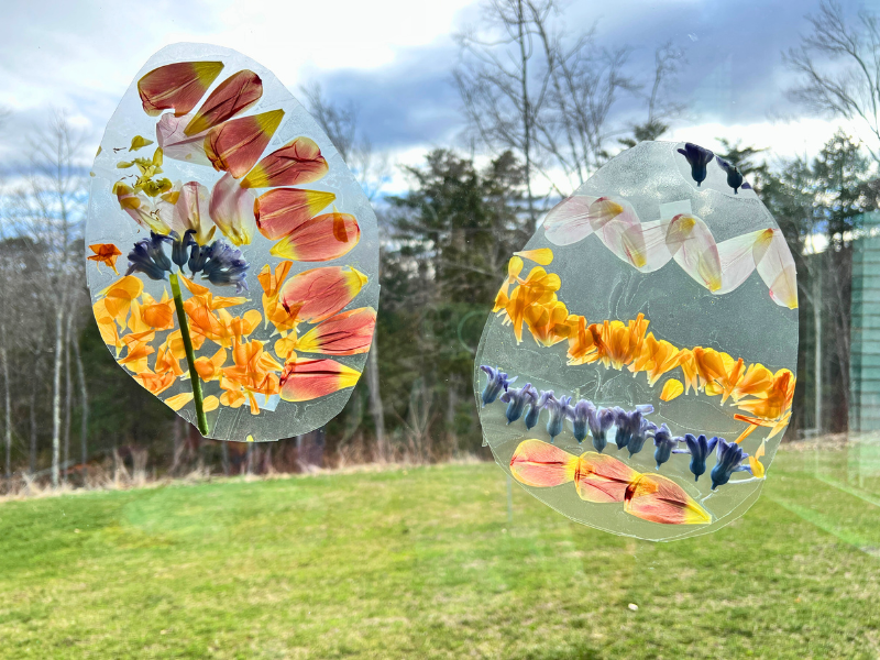 flower petal easter suncatcher