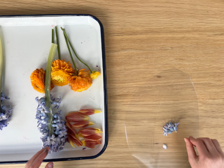 flower petal suncatcher