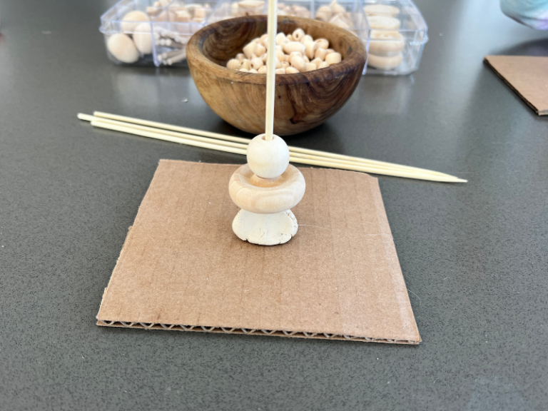 starting wood sculpture