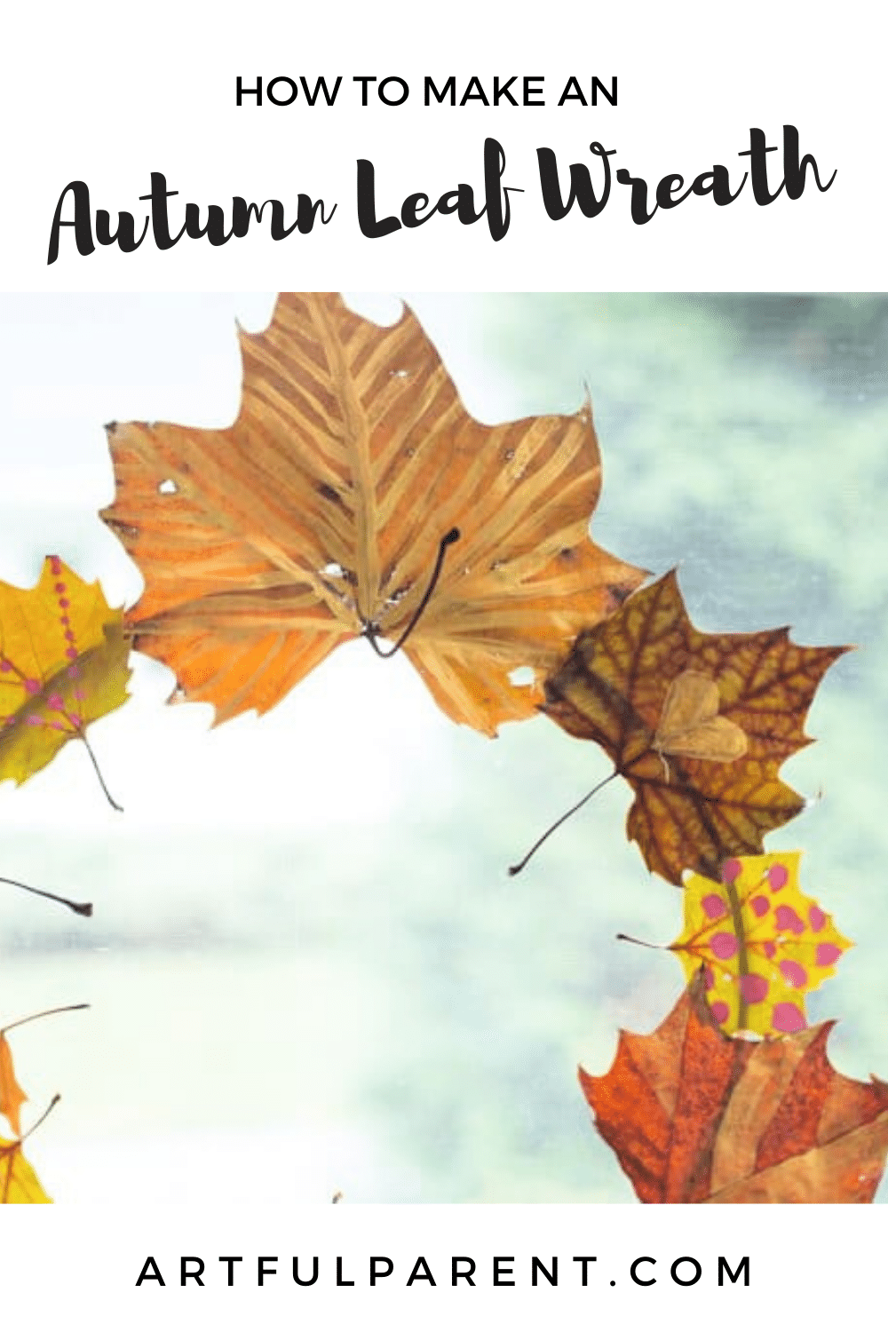 pinterest autumn leaf wreath