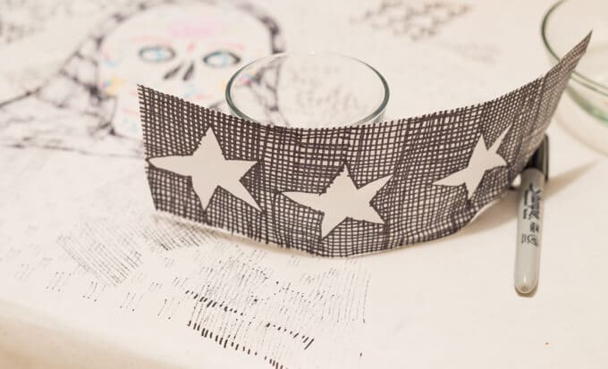 DIY Tissue Paper Lanterns - Adding Mod Podge