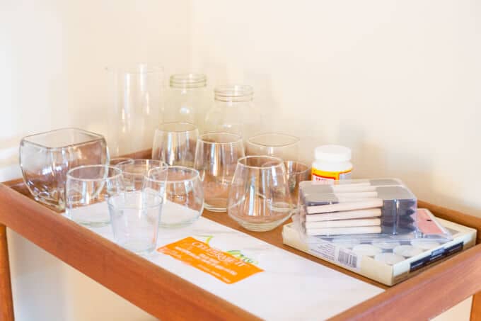 Materials for Making Tissue Paper Lanterns