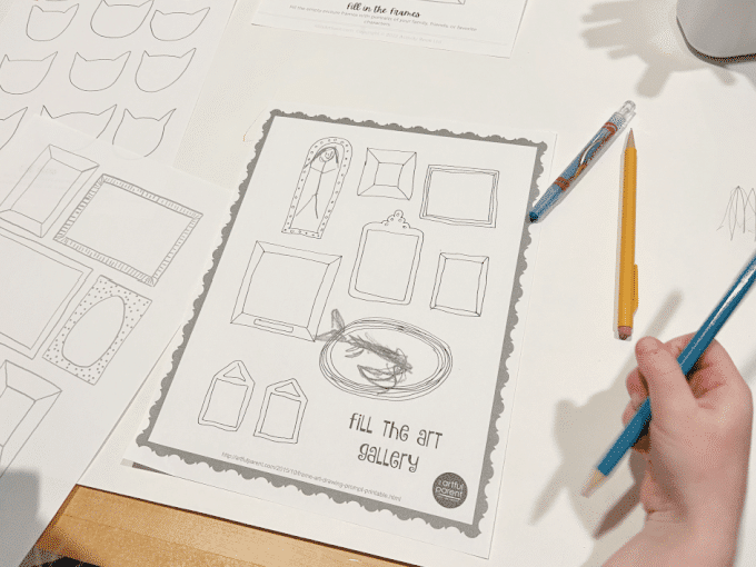 frame drawing prompts