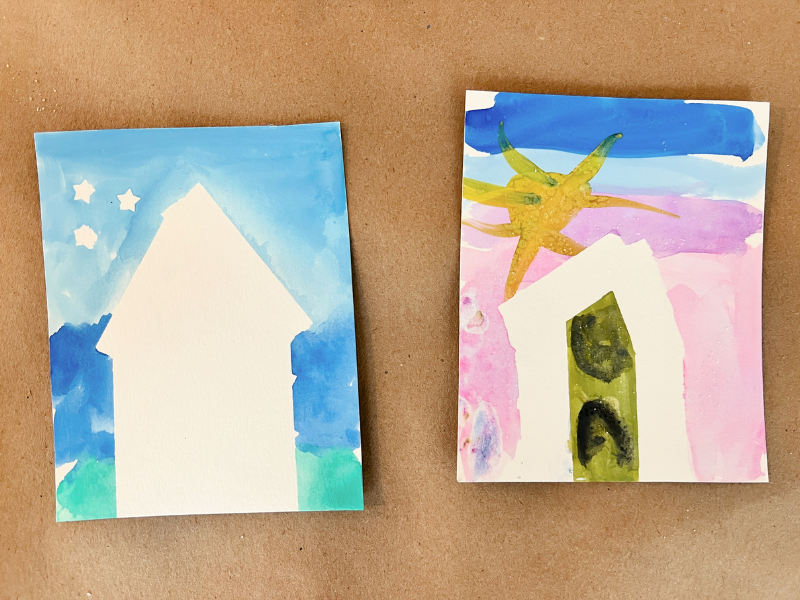 sticker and tape resist