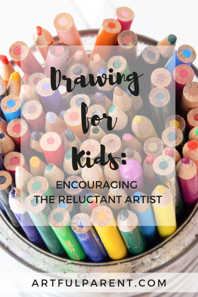 drawing for kids pin graphic