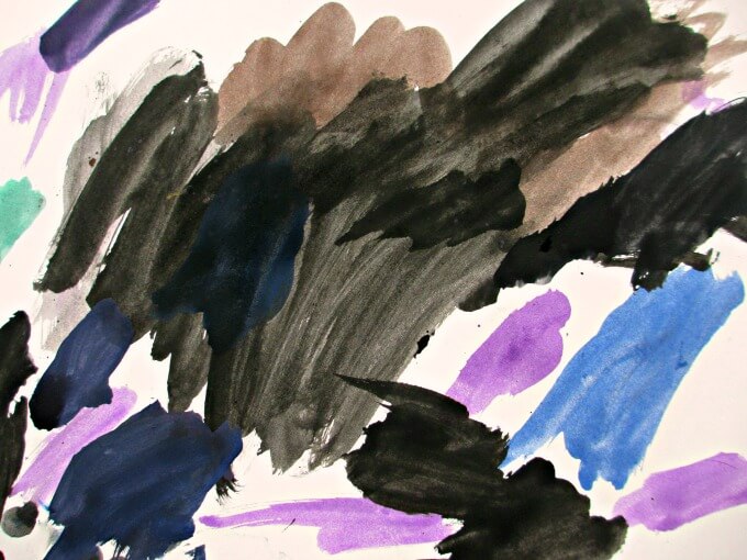 Music Activity for Kids - Ezra's Art Response to the 4th Movement