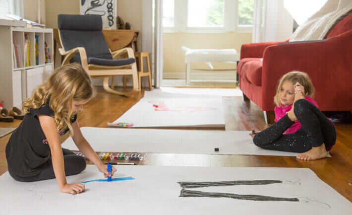 Body Tracing Art - Paint the artwork