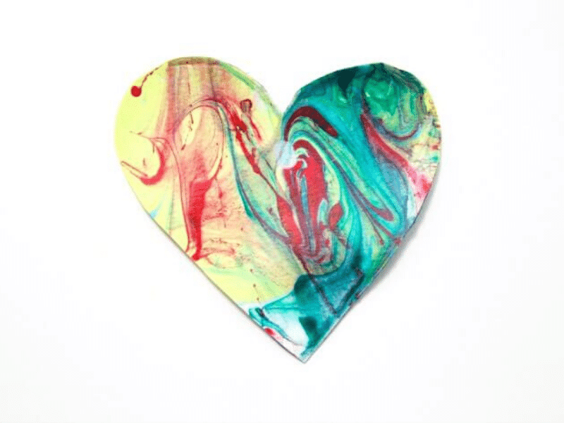 marbling with liquid starch featured