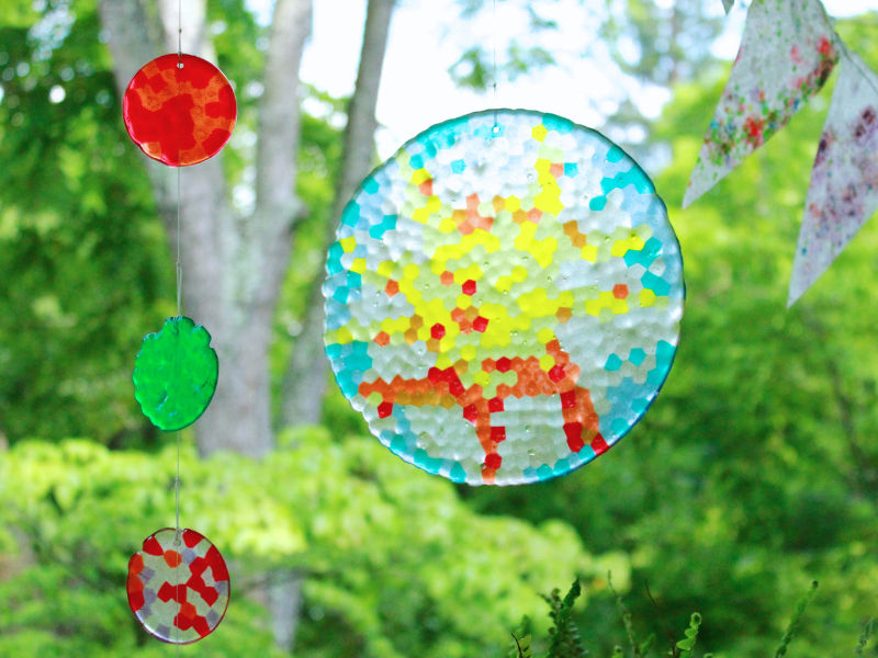 melted bead suncatcher