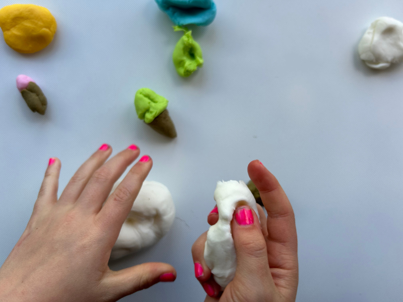 homemade air dry clay