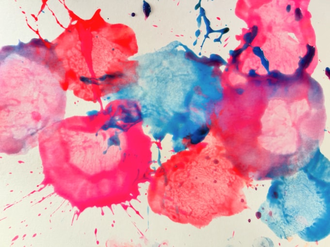 splat painting blobs