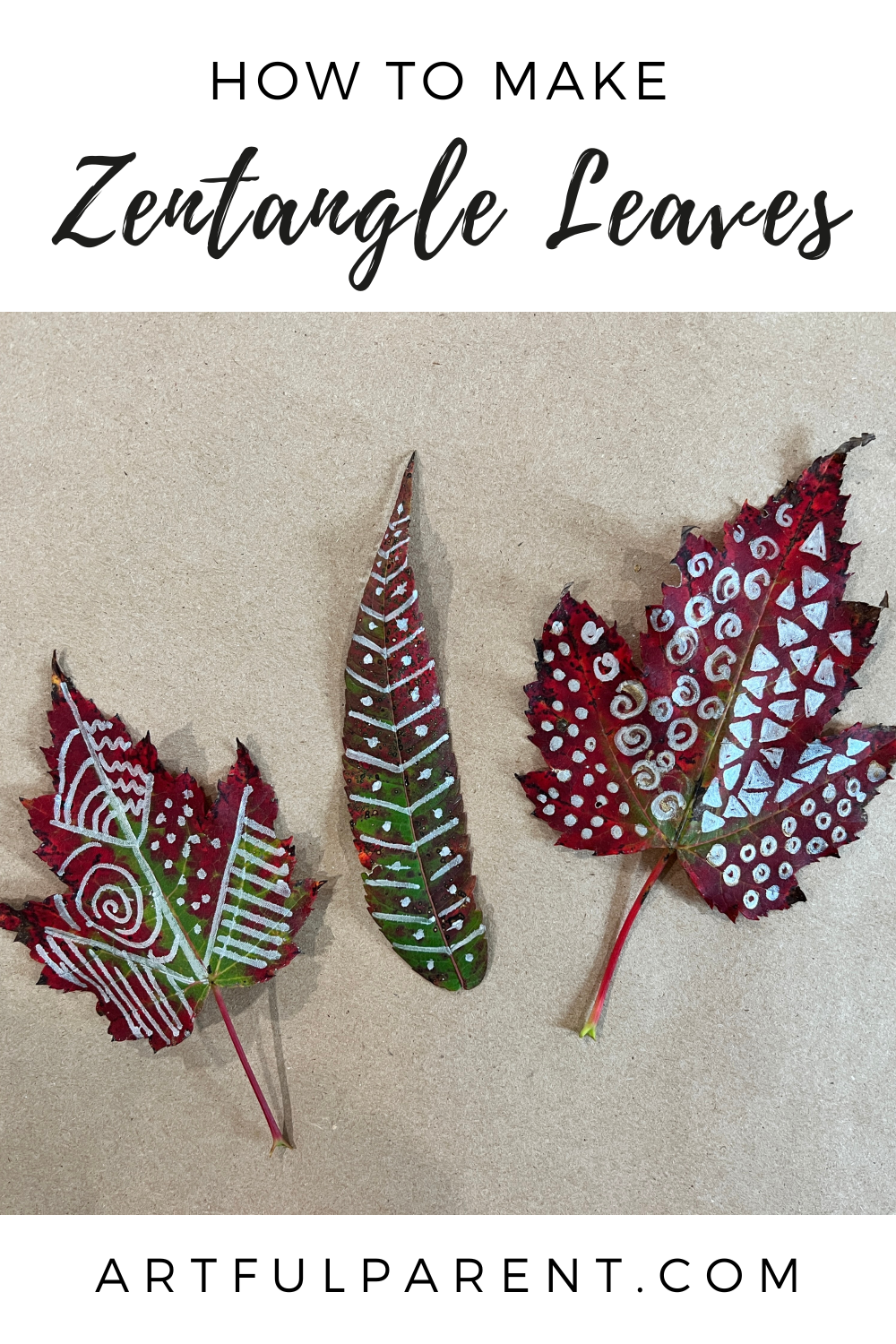zentangle leaves pinterest