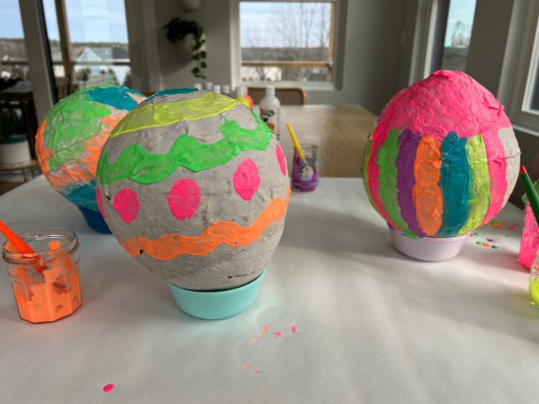 painting eggs