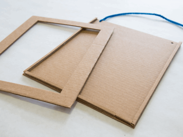 cardboard frame