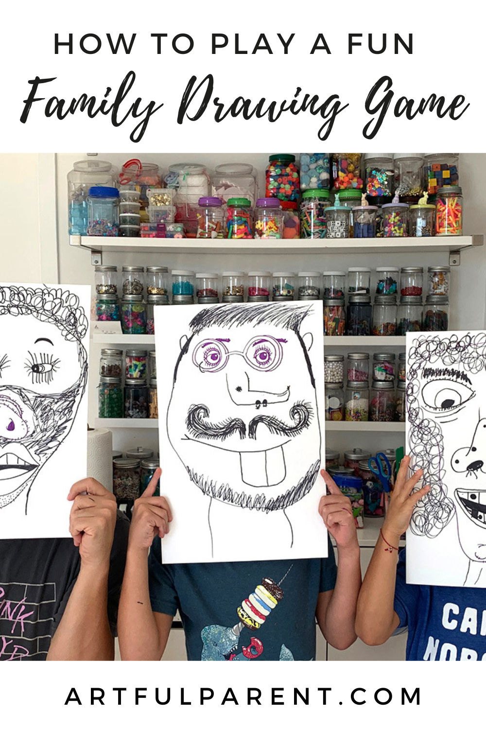 family drawing pinterest