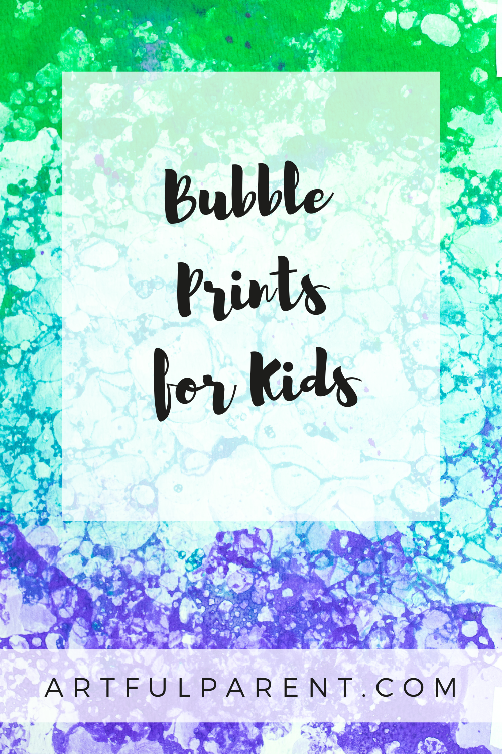 How to Create Bubble Prints for Kids