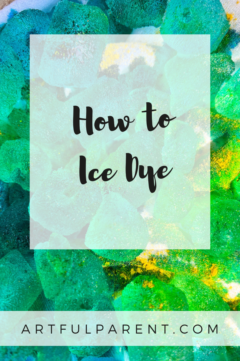 Tie Dye Ideas: How to Ice Dye