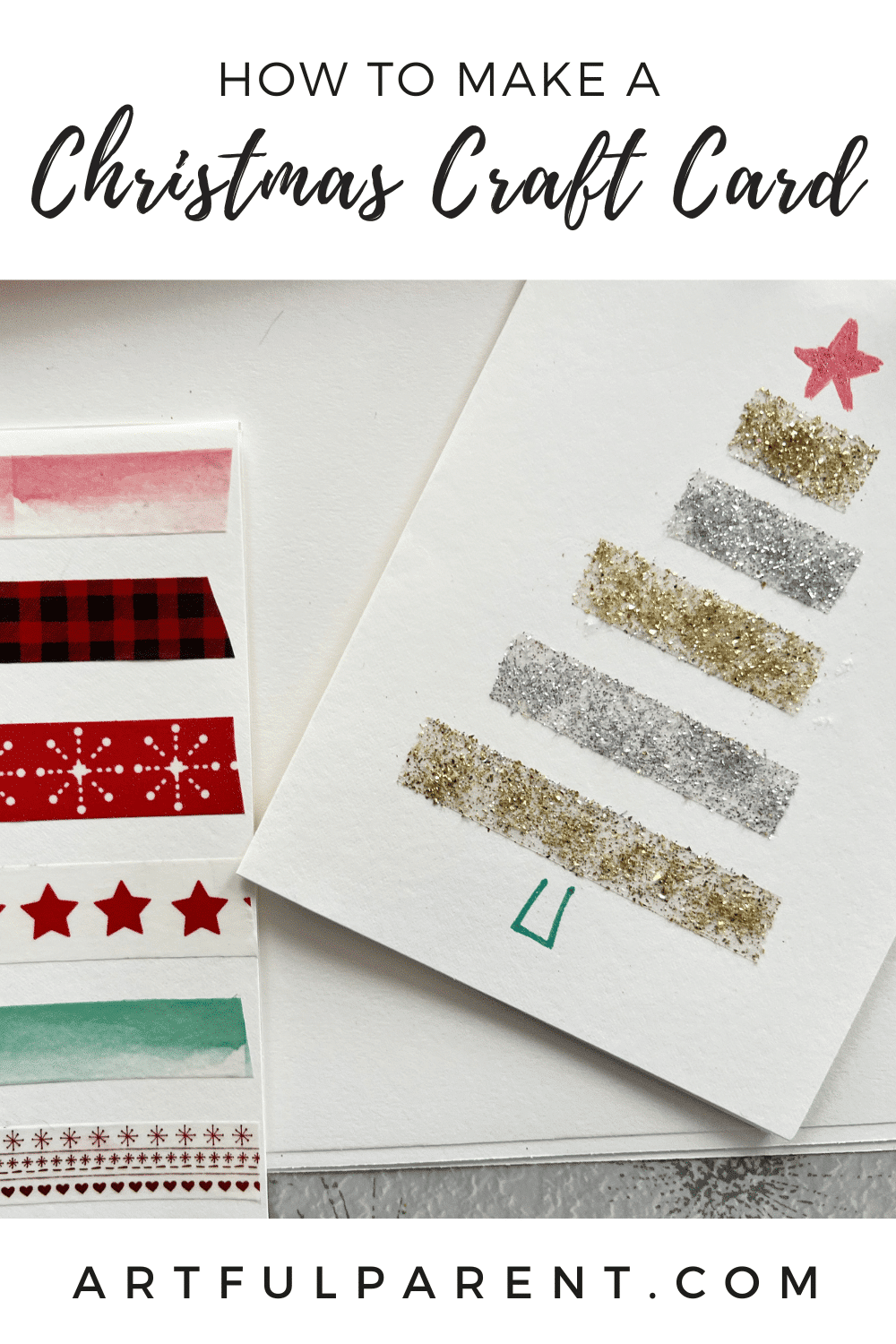 christmas craft card pinterest