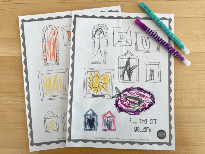 frame drawing prompt