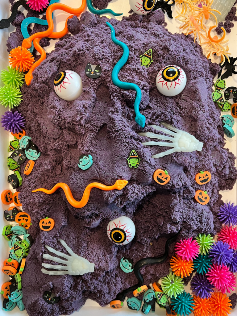 halloween kinetic sand
