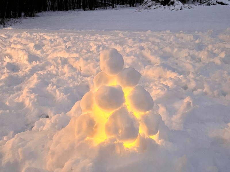 snowball lanterns
