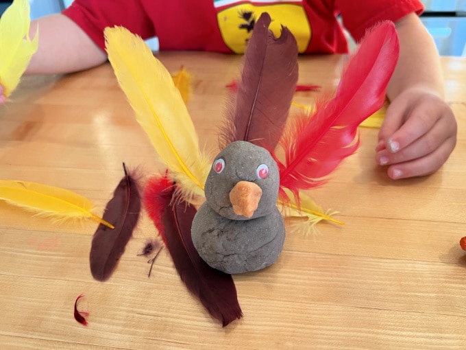 playdough turkey