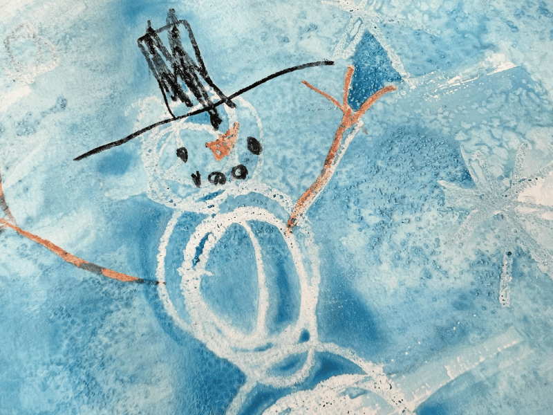 winter painting featured image