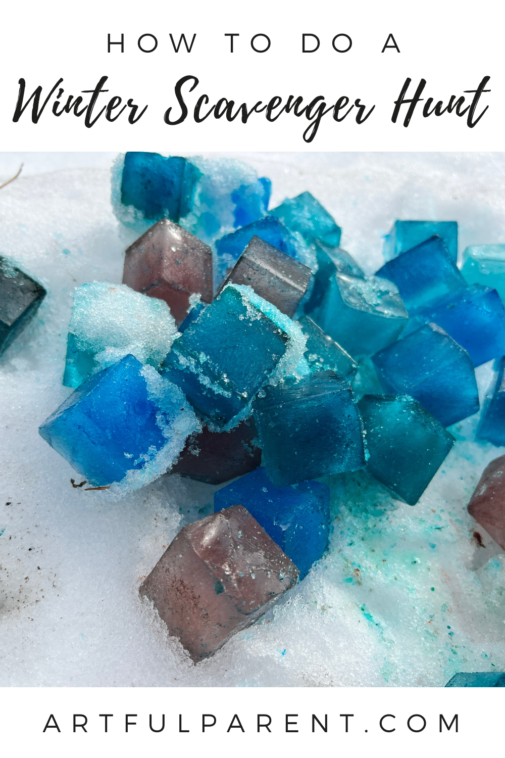 winter scavenger hunt pinterest