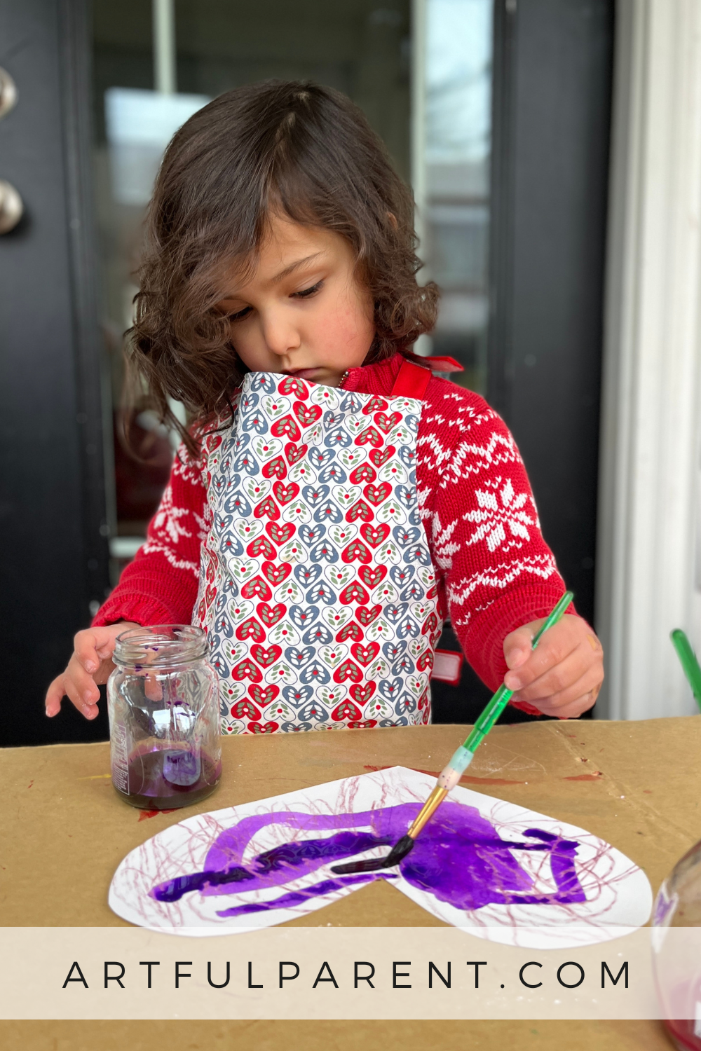 Fun and Easy Painting Valentines for Toddlers