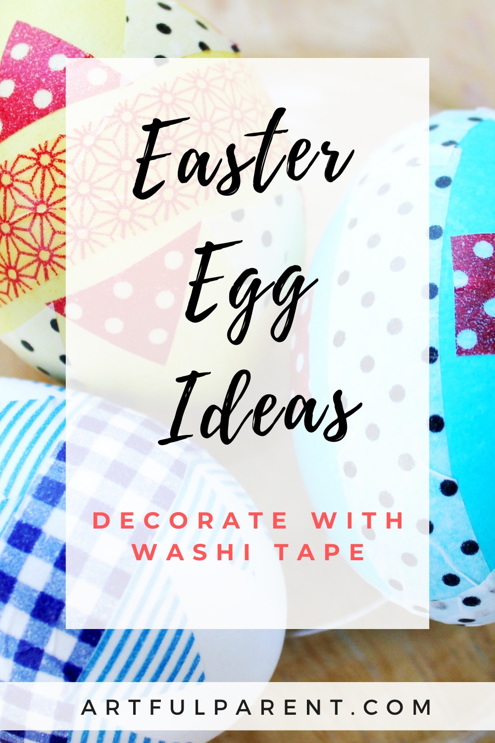 washi tape easter eggs pin