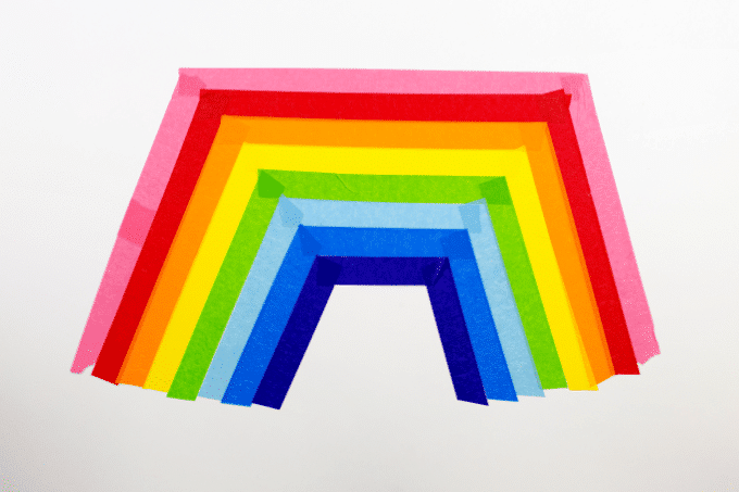tape rainbow