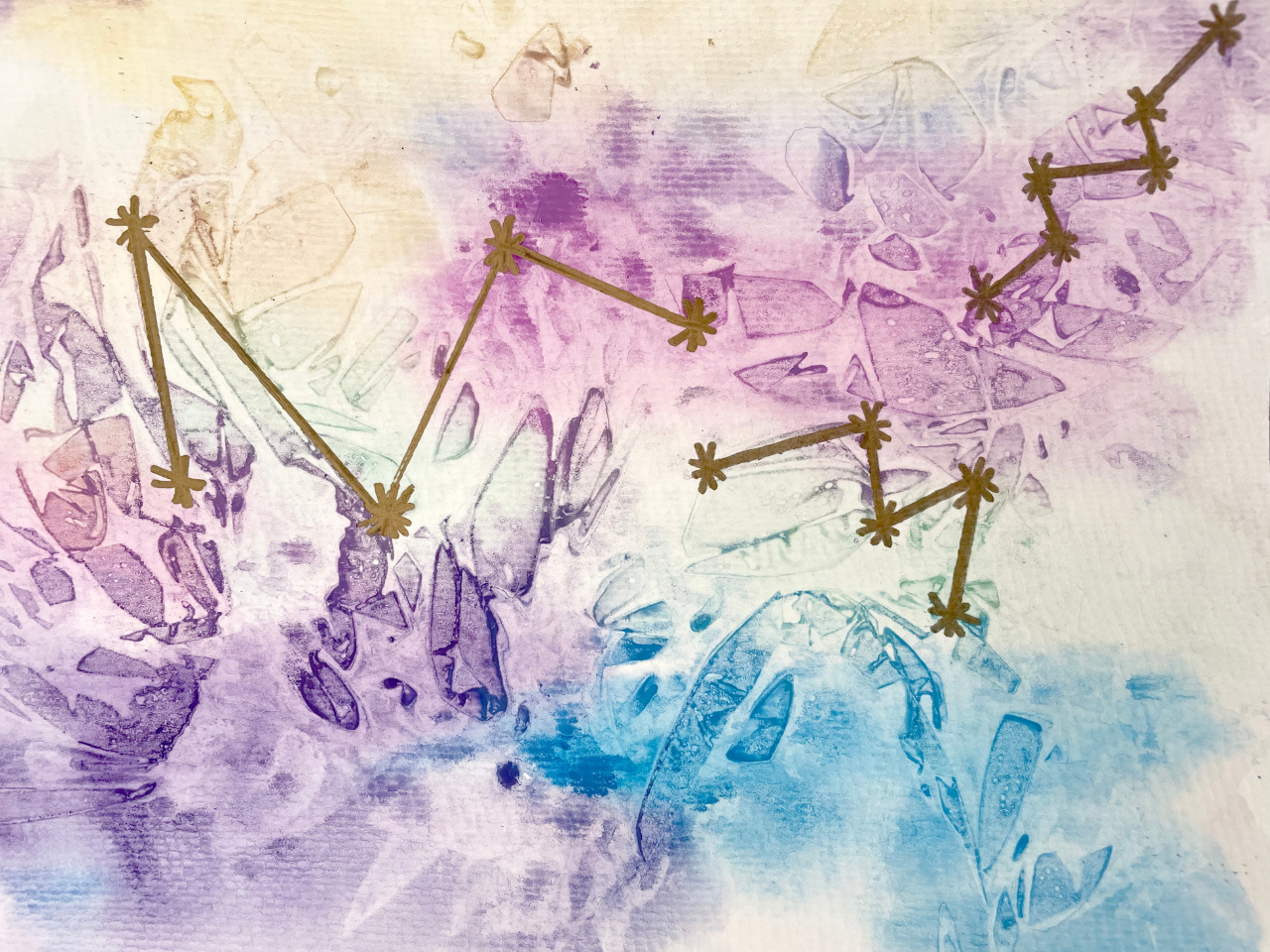 watercolor constellation