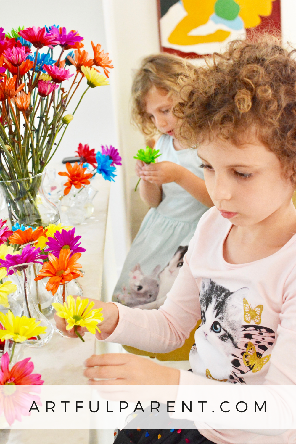 How to Set Up an Invitation to Create Using Flowers