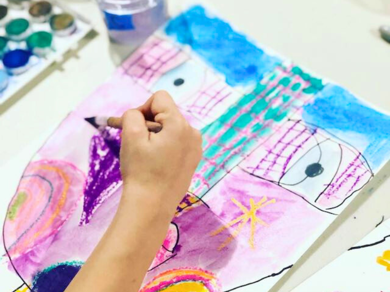 painting self portrait