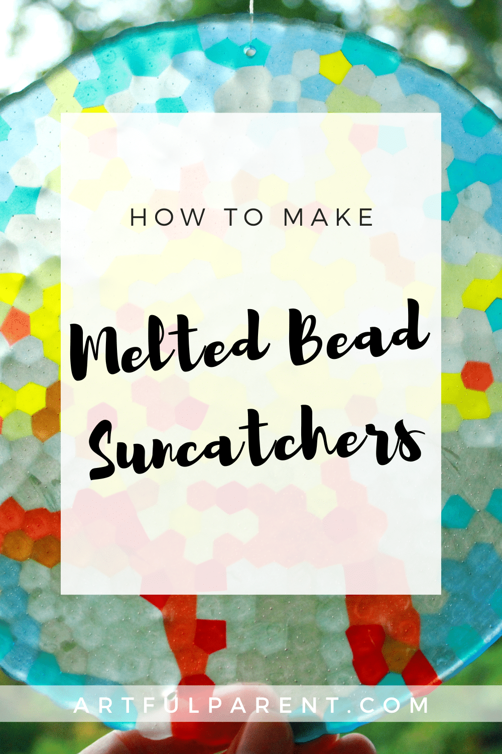 melted bead suncatcher