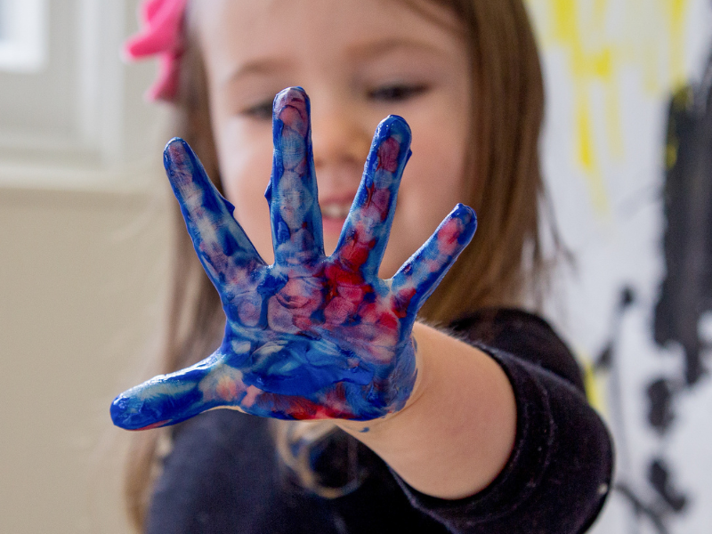 finger painting