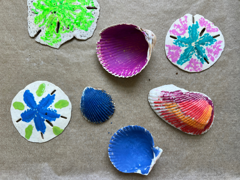 melted crayon shells