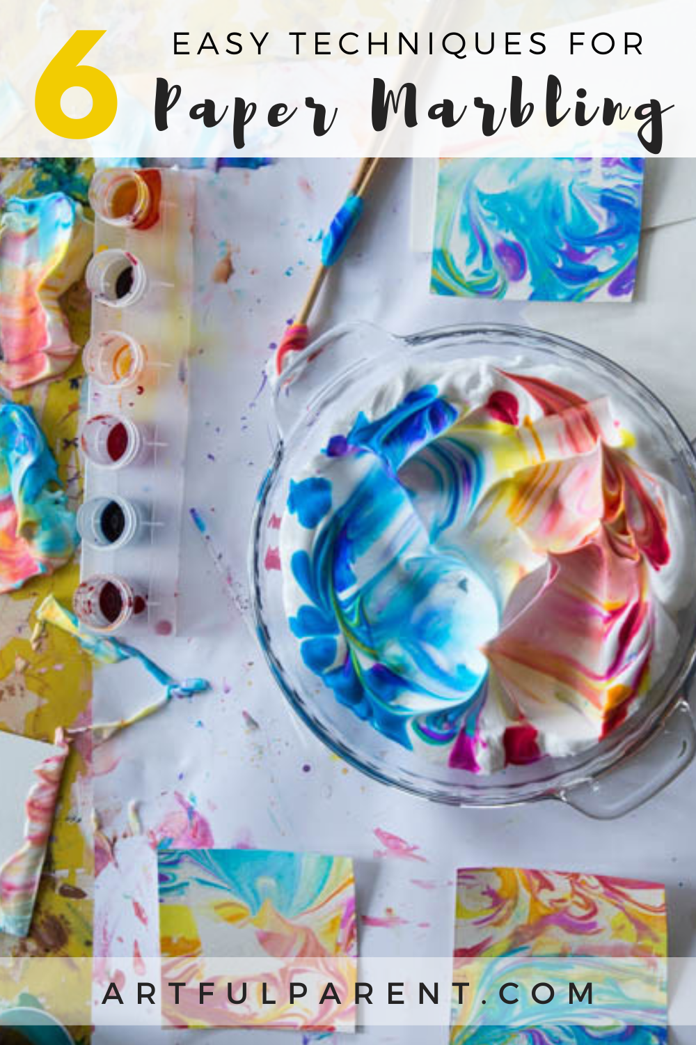 6 Easy Paper Marbling Techniques