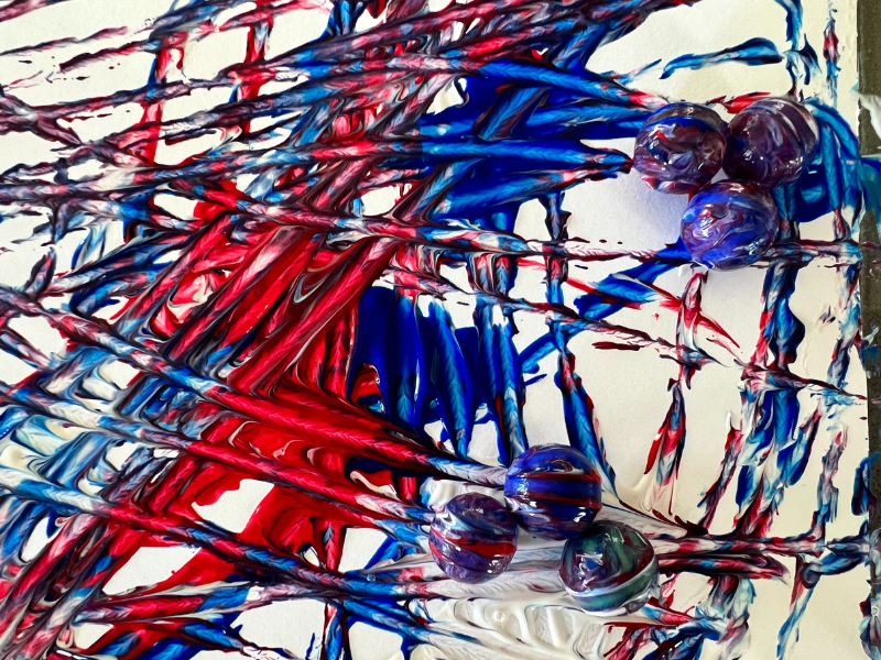 july marble painting