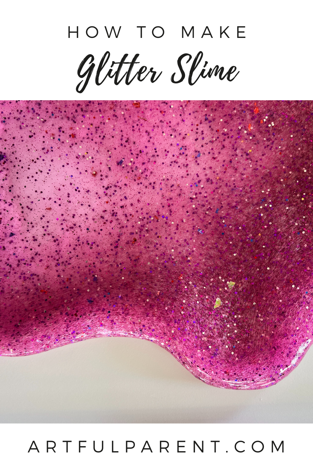 How to Make Glitter Slime