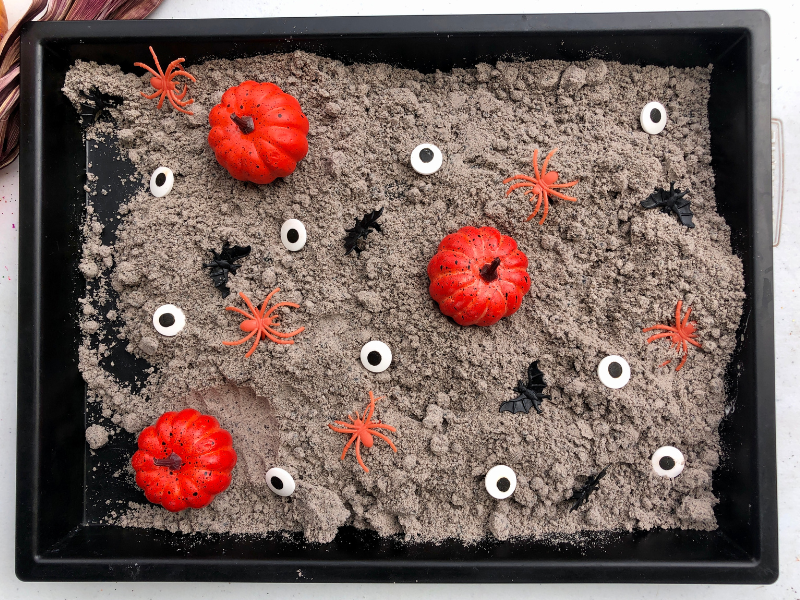 halloween sensory play