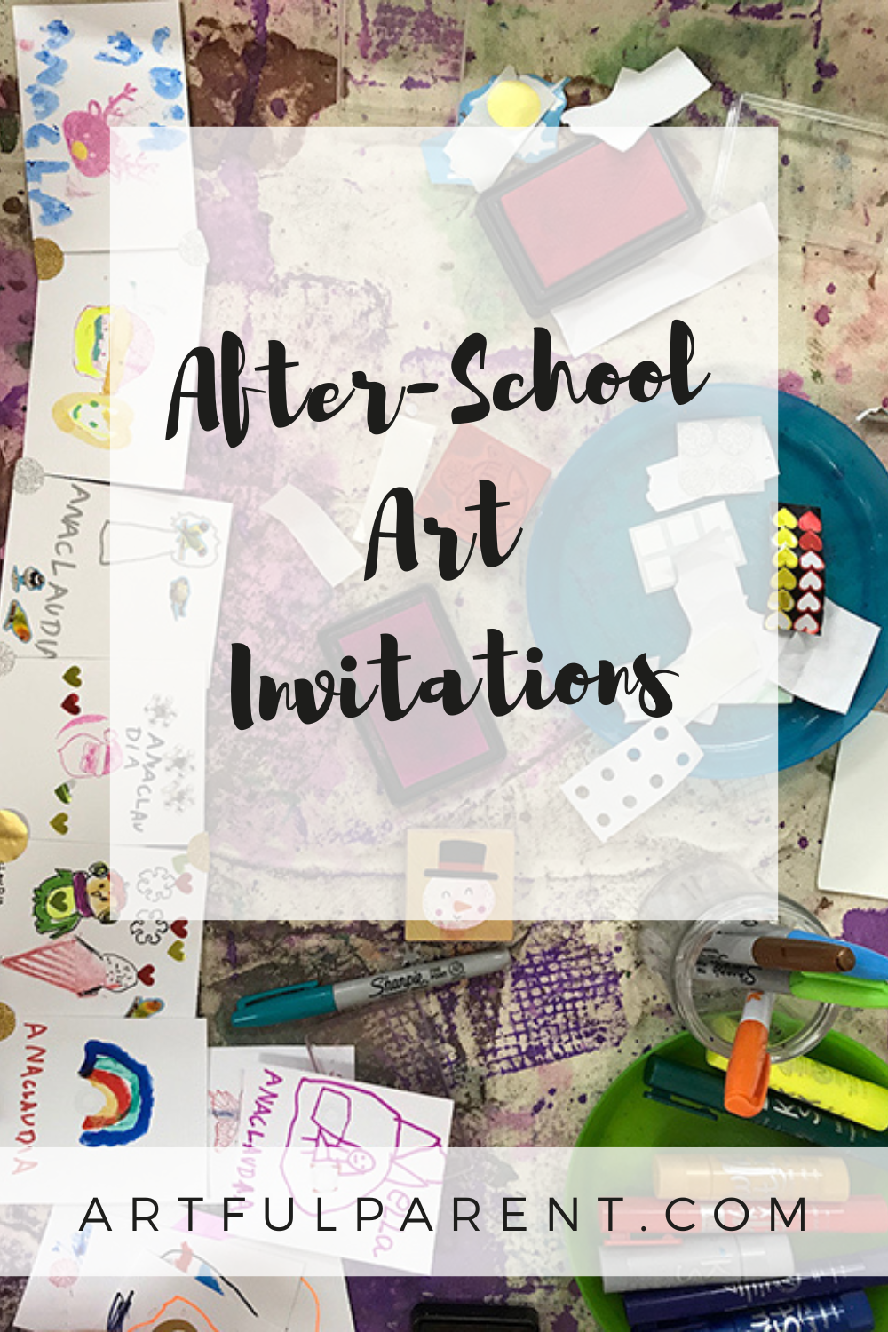 5 Easy After School Art Invitations for Kids
